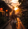 Is it Safe For a Solo Female to Travel in Bali? - Girl at Sunset | BaliKit