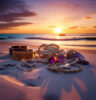 Handmade in Bali Jewelry and Glasses Chains - On a Beach at Sunset | Endabel 1